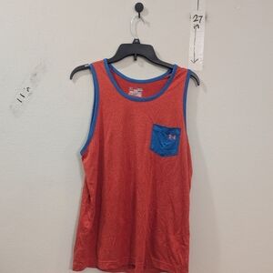 Under Armour Red and Blue Athletic Top